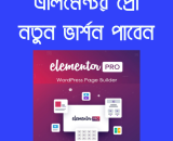 এলিমেন্টর প্রো নতুন ভার্শন